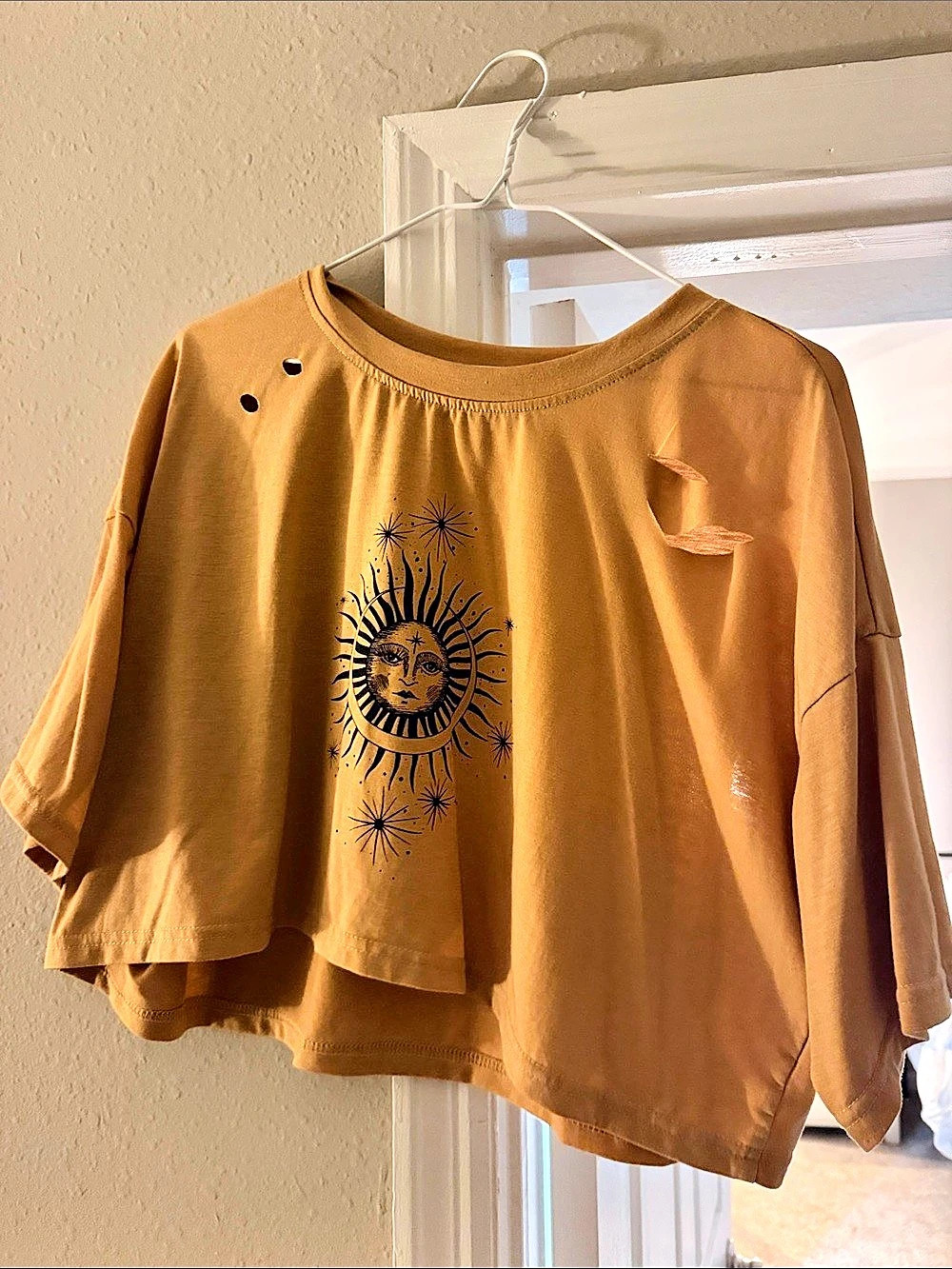 SHEIN Graphic Short Sleeve Top Size Medium Like New